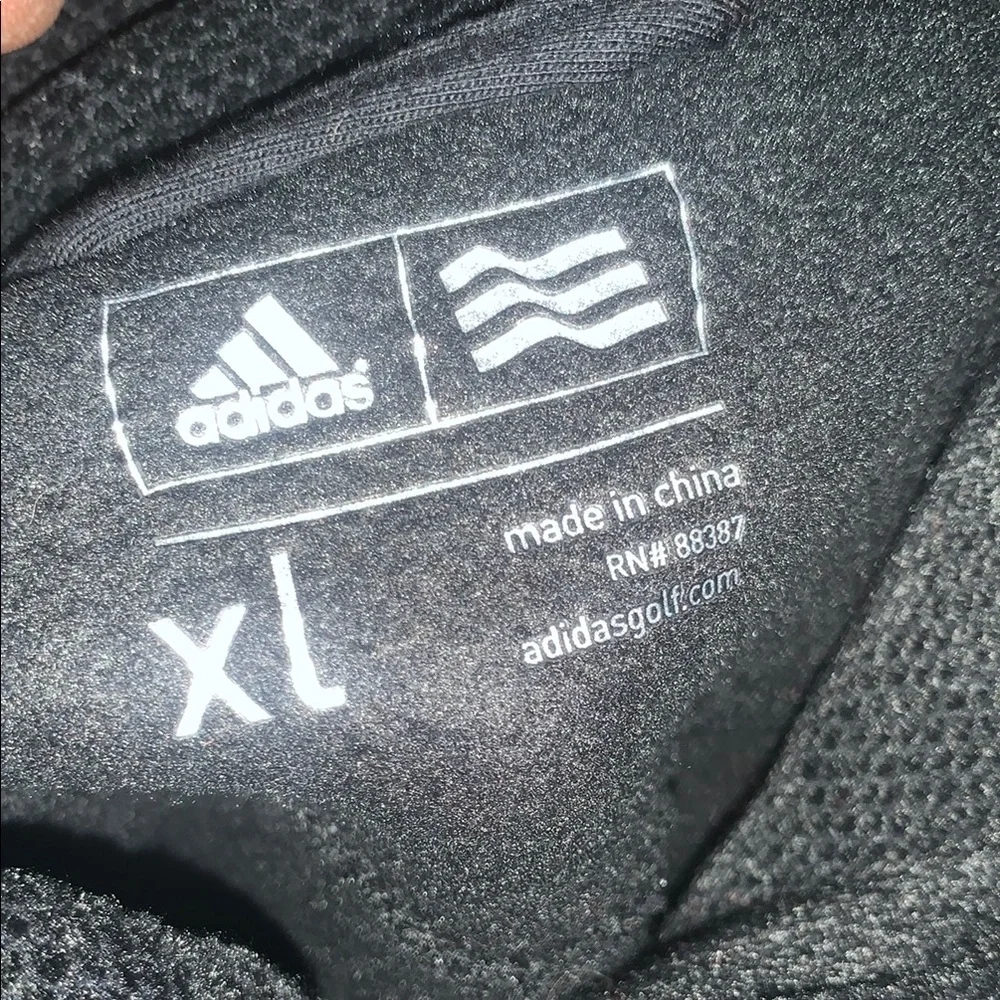 Adidas Golf Women's Black Fleece Jacket size XL - Picture 3 of 4